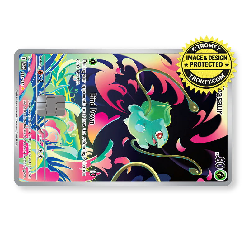 Colorful Dinosaur Trading Card Skin - Anime Card