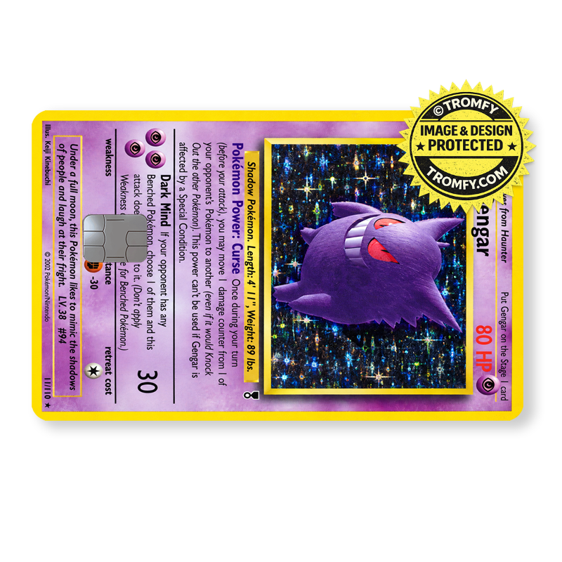Classic Purple Ghost Card Skin - Anime Card
