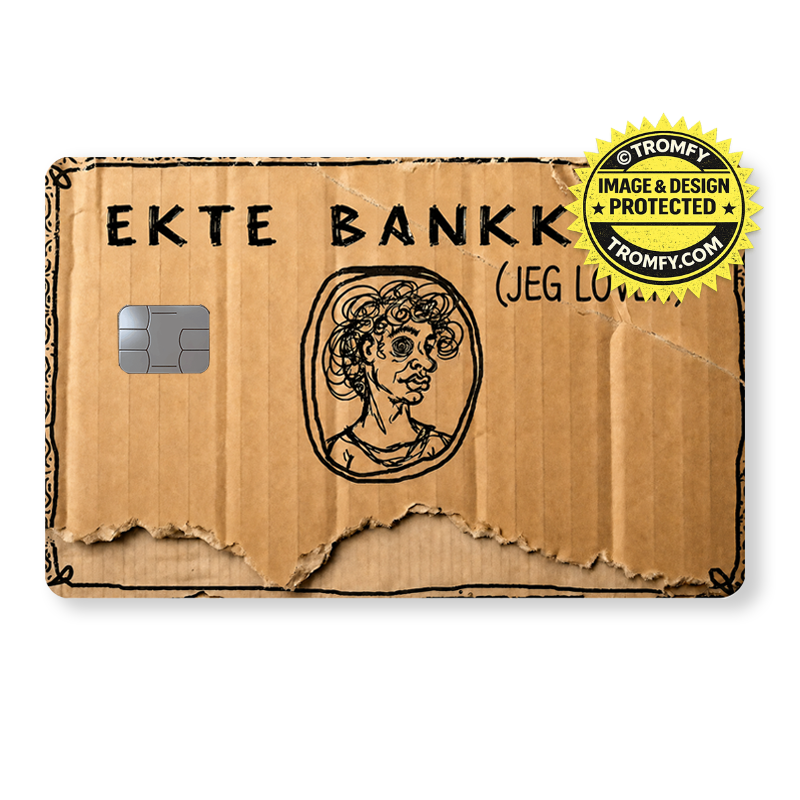 Ekte Bankkort - Morsom Card Sticker