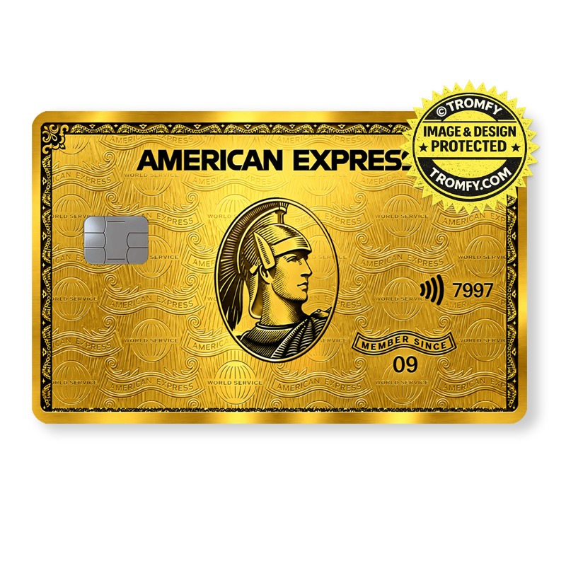 Gold Card - Holographic Card Sticker