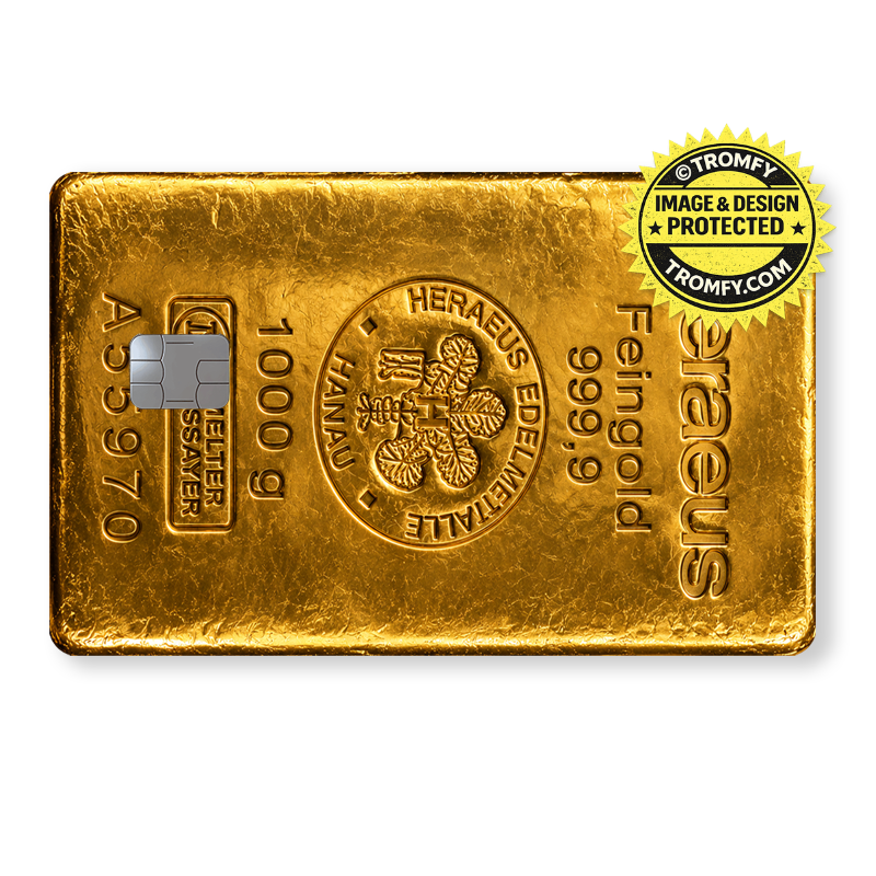 Gold Bar - Holographic - Card Skin