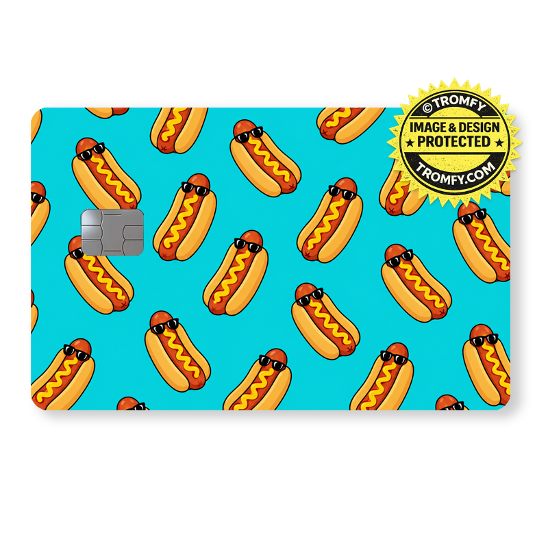 Cool Hot Dog - Card Sticker