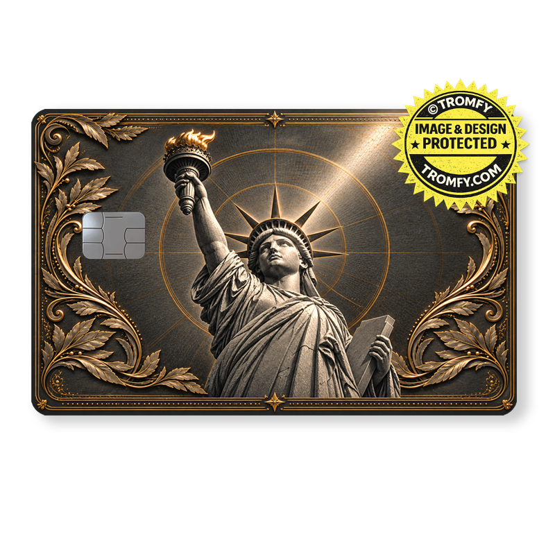 Statue of Liberty Gold - Card Skin