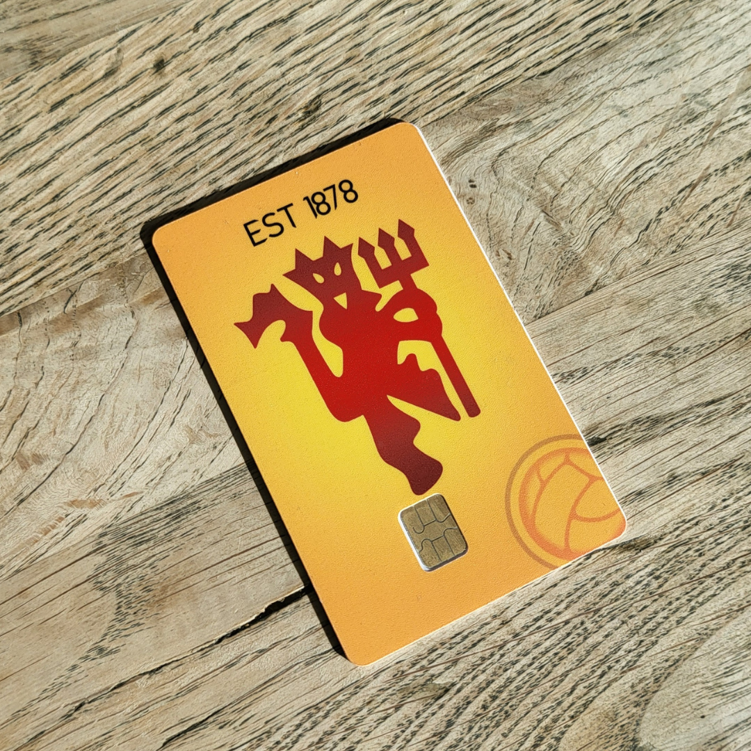 Football Card Sticker – Red Debit