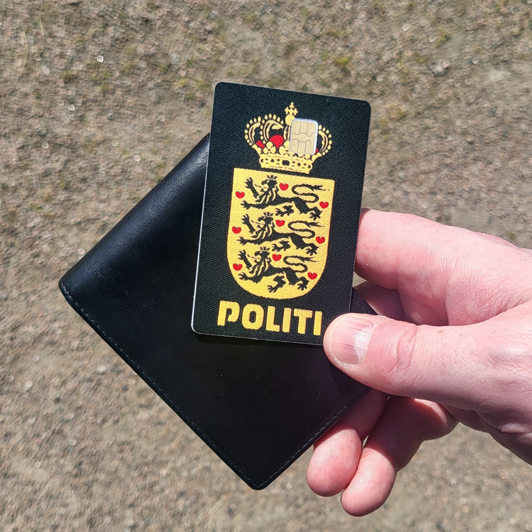 Funny Police Badge Card Sticker