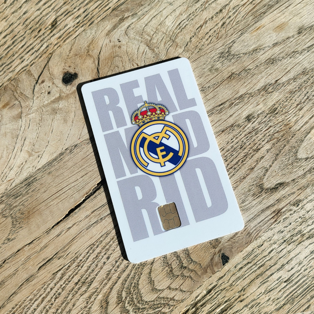 Madrid White Football Card