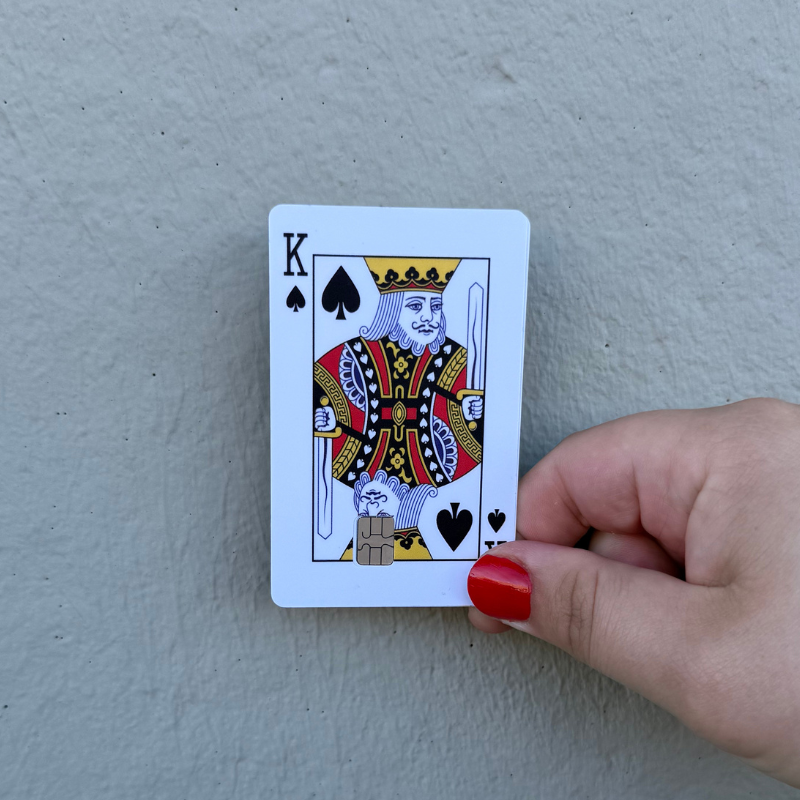 Spader kung - Spelkort
