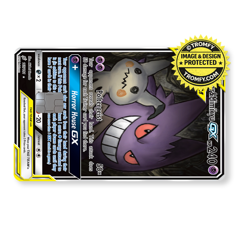 Spooky Purple Ghost Duo Card Skin - Anime Card
