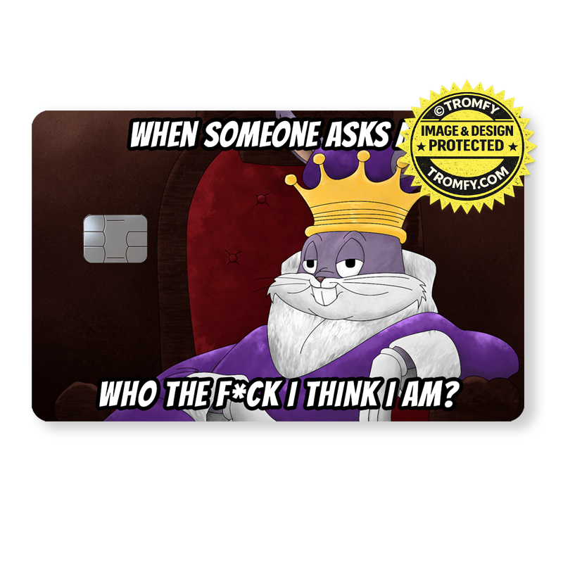 "When someone asks me who the f*ck.." Card Sticker