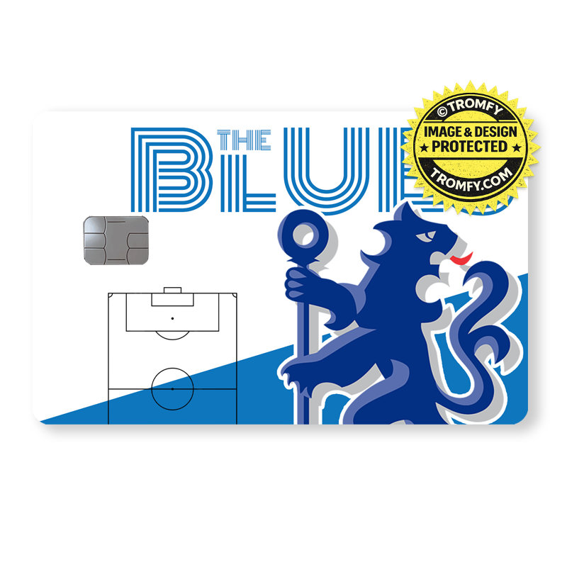 Football Card Sticker – West London Blue Debit
