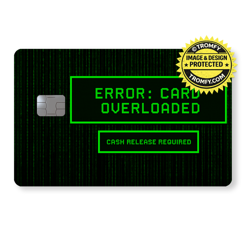 Error: Card Overloaded - Cash release required