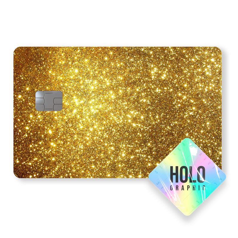 Gold - Sparkling - Holographic