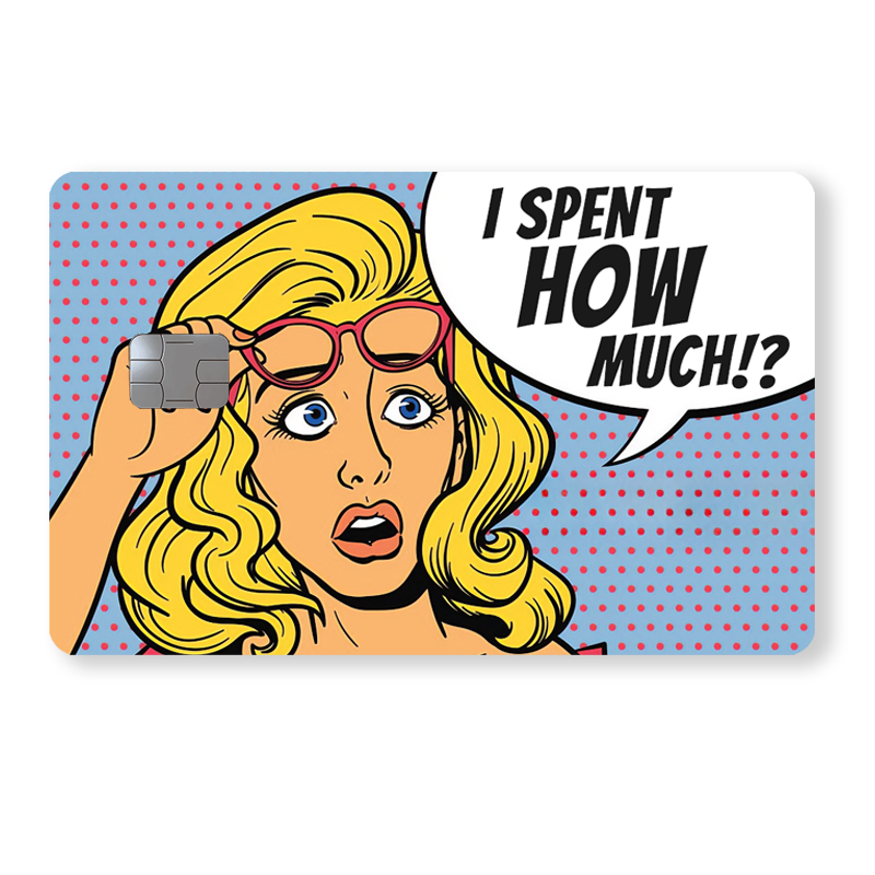 Woman - "I spent how much!?" - Comic
