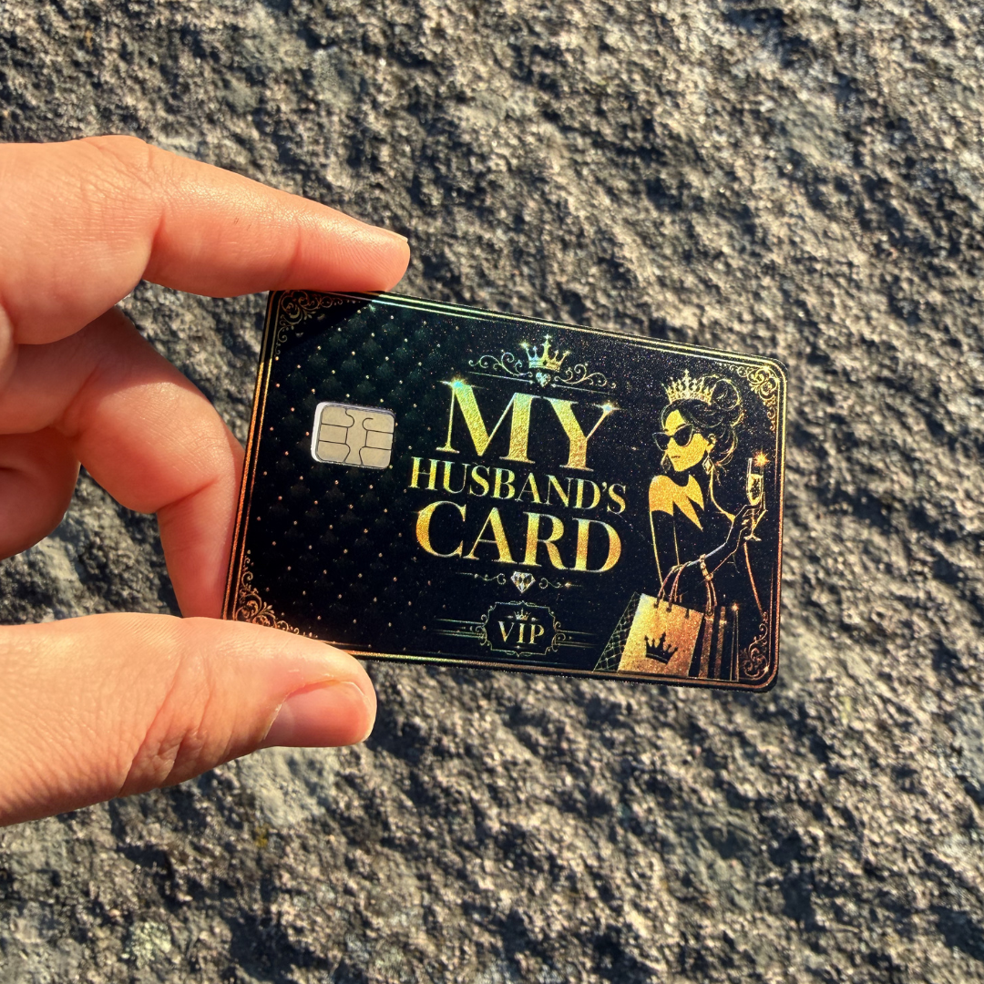 My Husband's Card - Gold