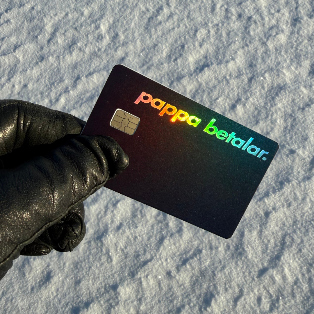 Pappa betalar - Holografisk text