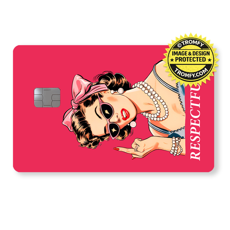 Respectfully - Pin up - Retro