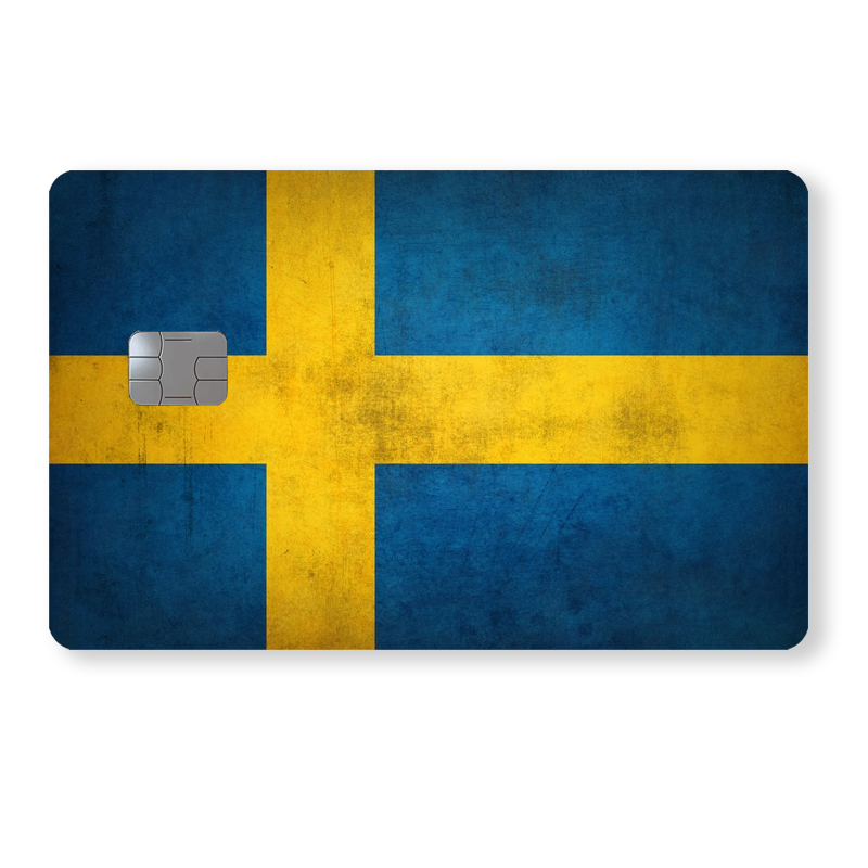 Sverige Flagga - Retro