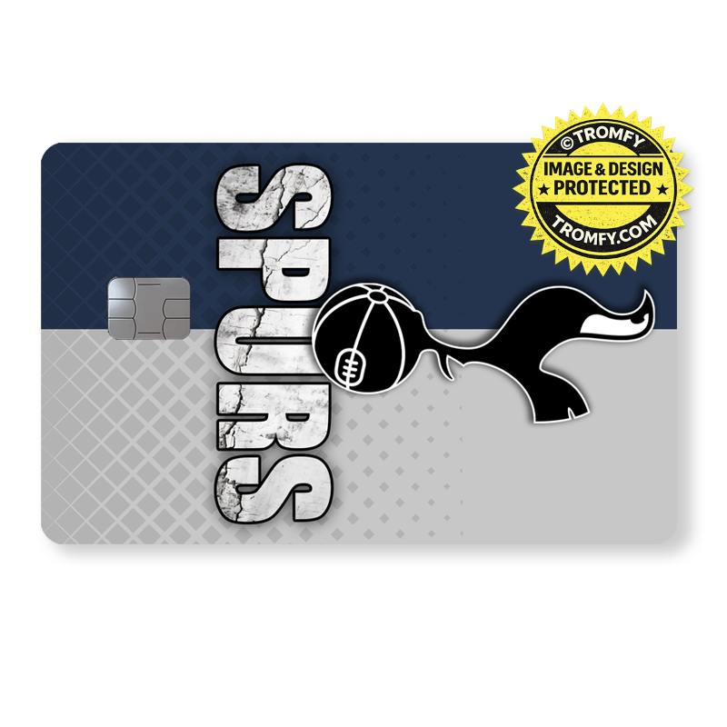 Football Card Sticker – North London White Debit