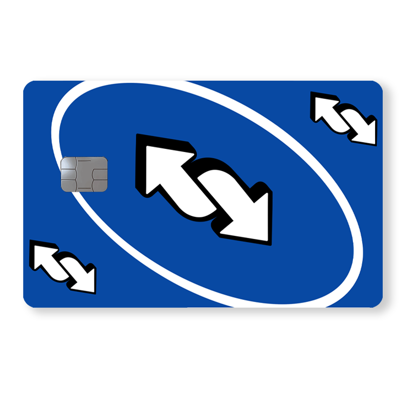 UNO Blue - Reverse - Card