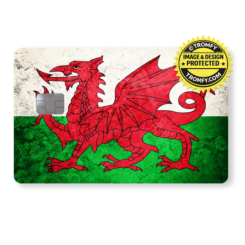 Wales Flag - Retro