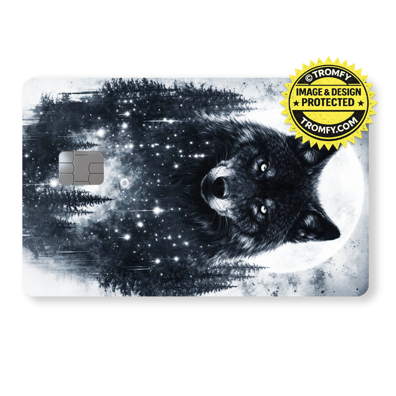 Varg - Måne - Holografisk