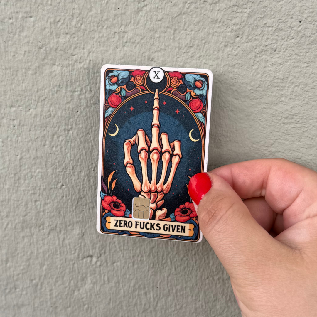 Zero fucks given - Tarot - Skeleton
