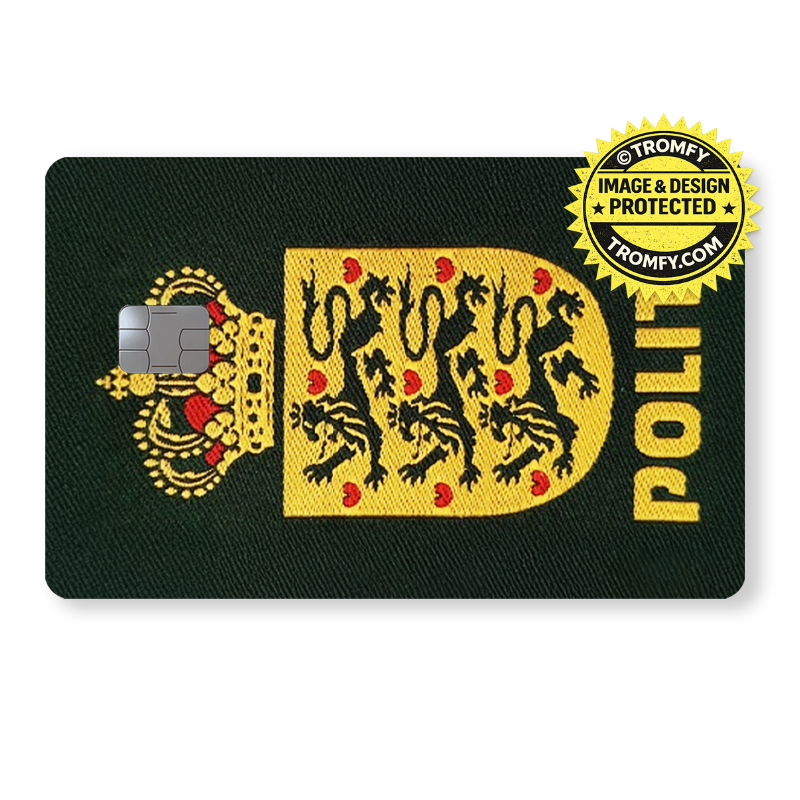 Funny Police Badge Card Sticker