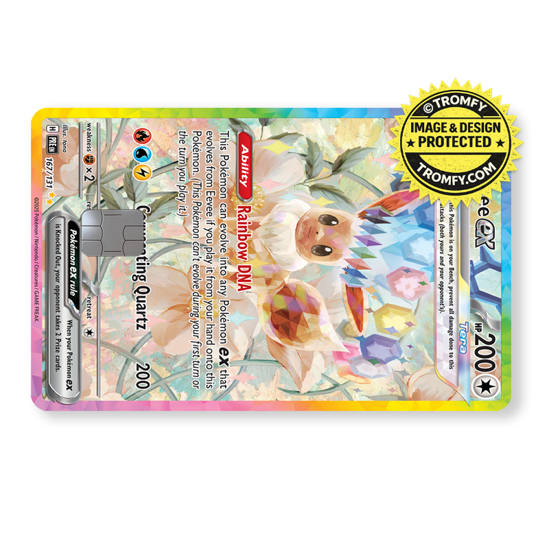 Cute Fox Pastel Floral Card Skin - Anime Card