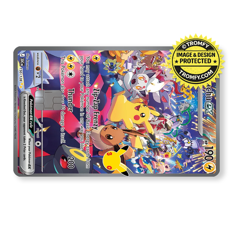 Electric Mouse Celebration Parade Card Skin - Anime Card