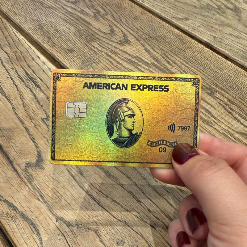 Gold Card - Holographic Card Sticker