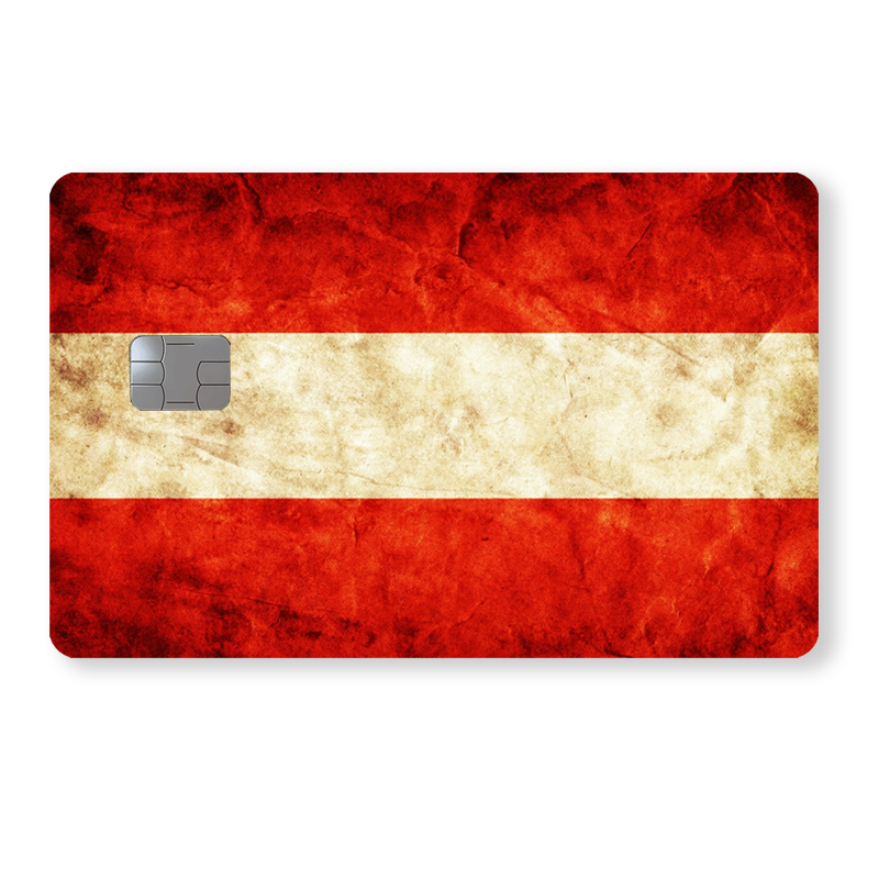Østerrike Flagg - Retro
