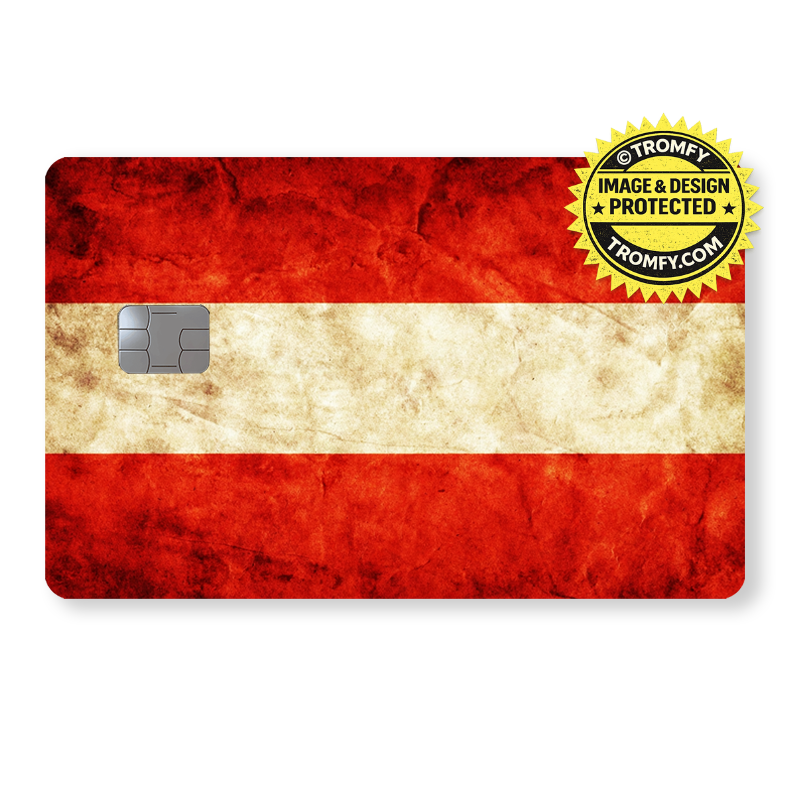 Austria Flag - Retro