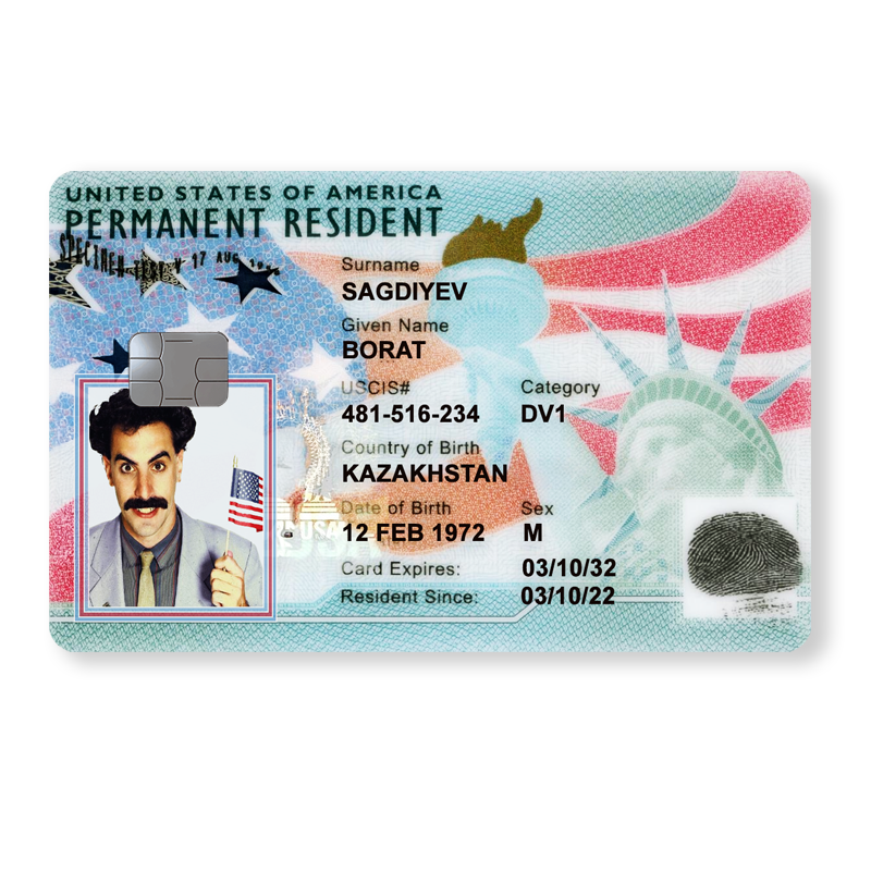 Borat - Green Card - USA
