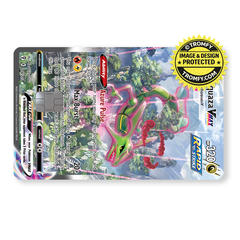 Legendary Green Sky Dragon Card Skin - Anime Card