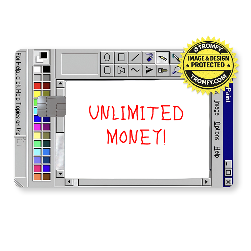 Unlimited Money – MS Paint Card Skin