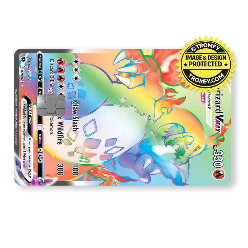 Rainbow Dragon VMAX Card Skin - Anime Card