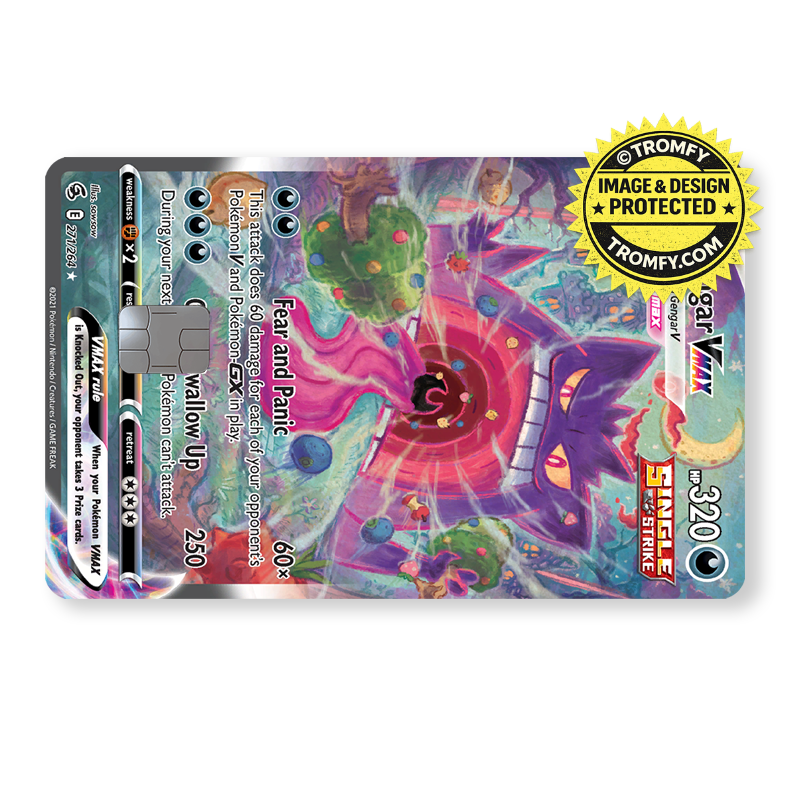 Spooky Purple Ghost Halloween Card Skin - Anime Card