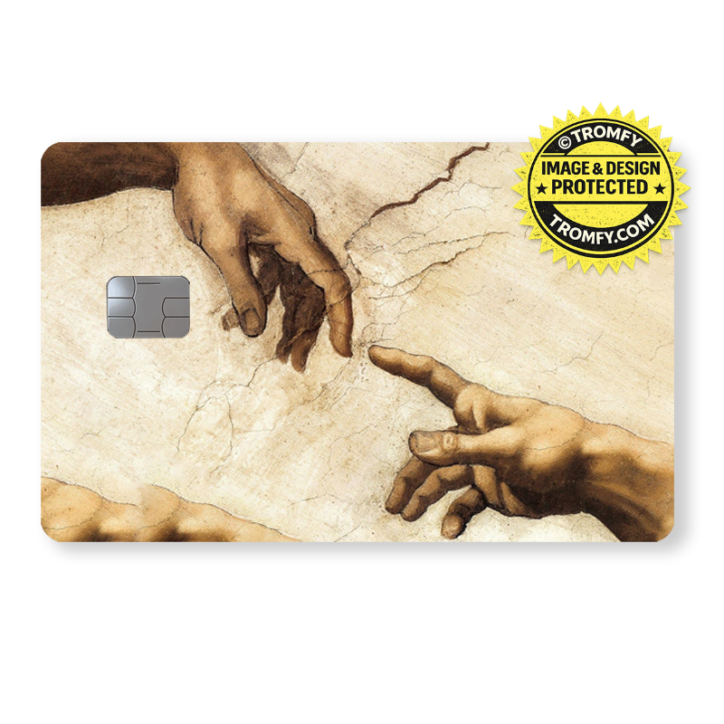 The Creation of Adam - Card Sticker