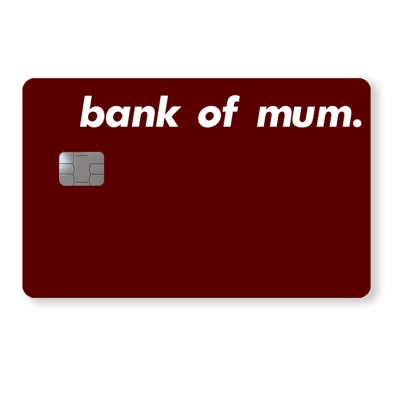 Bank of Mum - Holographic text
