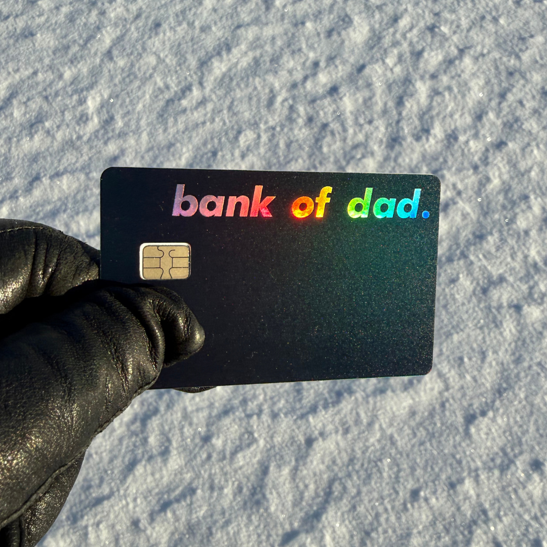 Bank of Dad - Holographic text