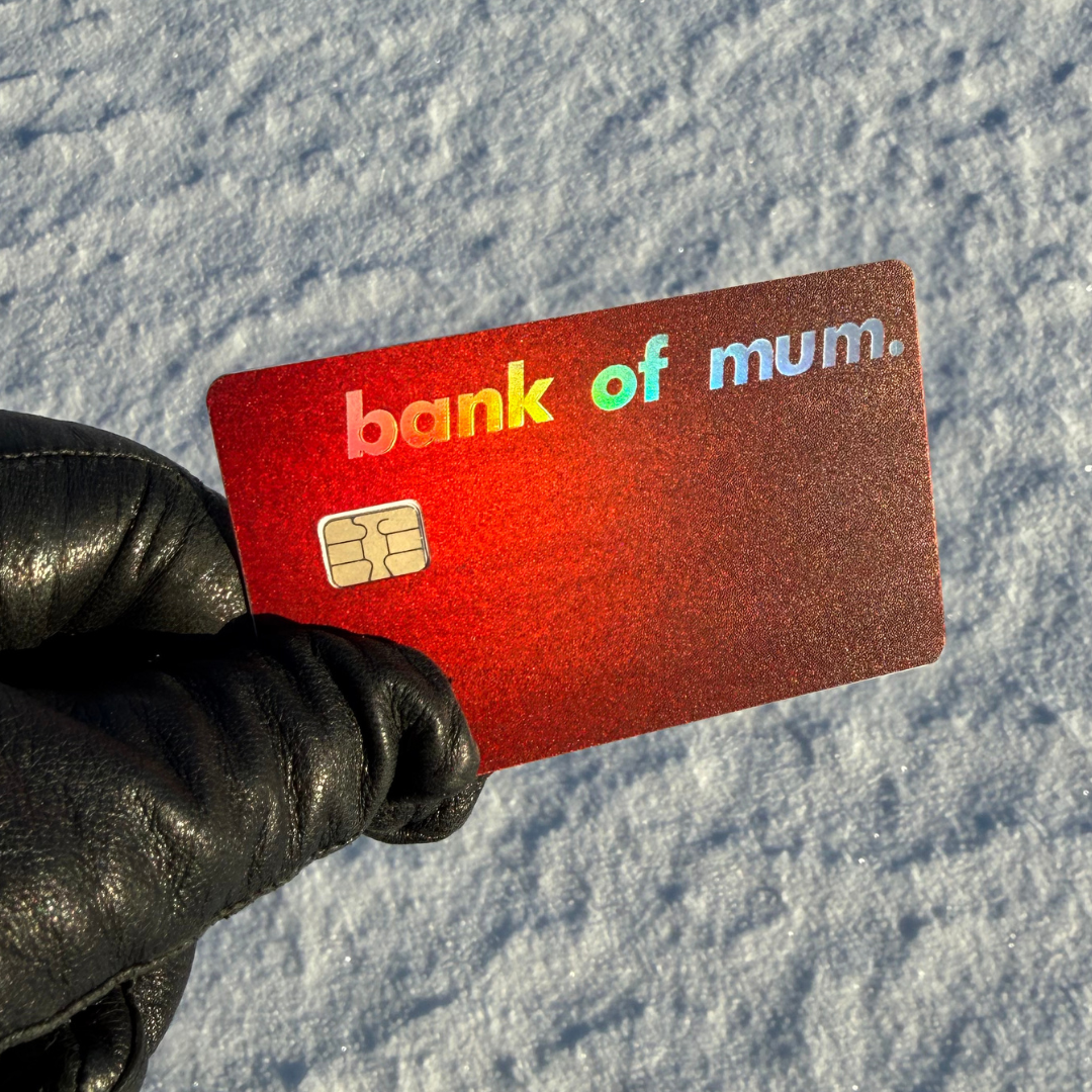 Bank of Mum - Holographic text