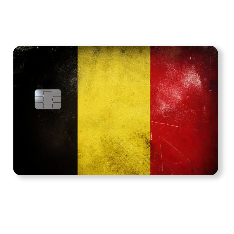 Belgien Flagga - Retro