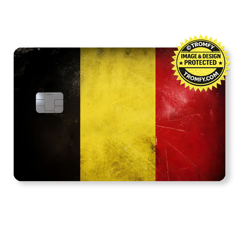 Belgien Flagga - Retro