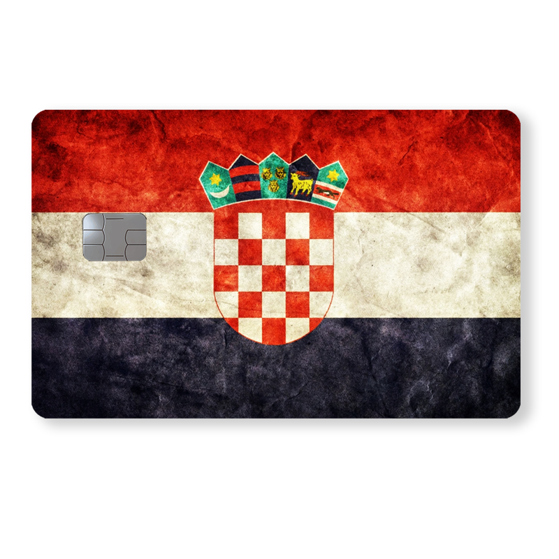 Kroatien Flag - Retro