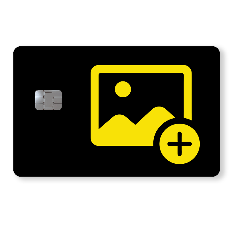 Gepersonaliseerde sticker - Personaliseer uw kaart