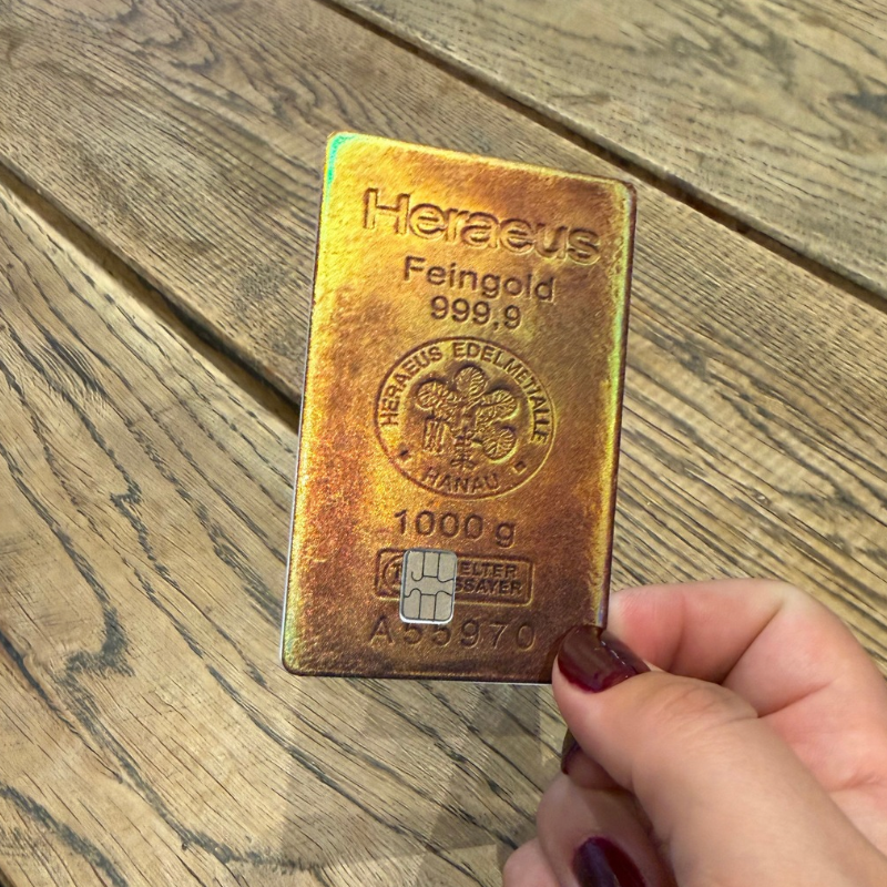 Gold Bar - Holographic - Card Skin