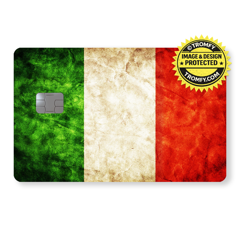 Italien Flagga - Retro