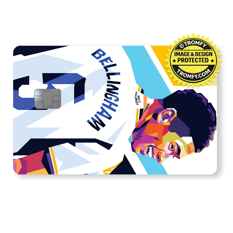 Football Card Sticker – Madrid White Debit