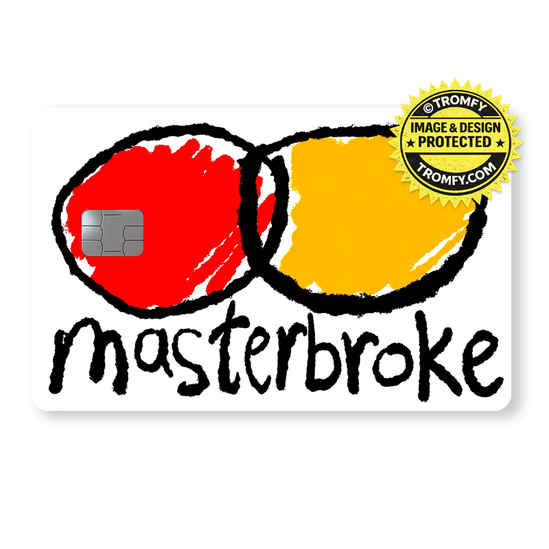 Funny Red & Yellow Payment - Card Skin