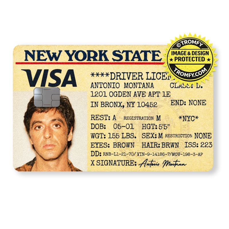 Gangster Driver License - Card Skin